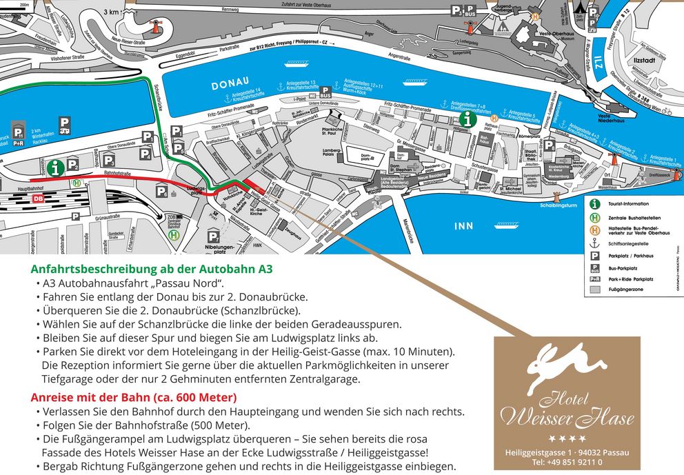 Your directions from the Central Station to the judges’ hotel