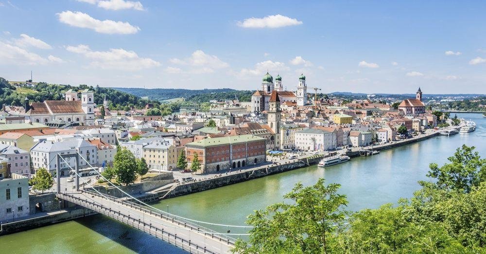 Blick über die Stadt von der Veste aus 